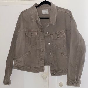 Taupe jean jacket